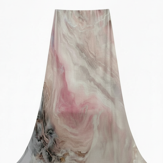 Pink Marble Modal Hijab