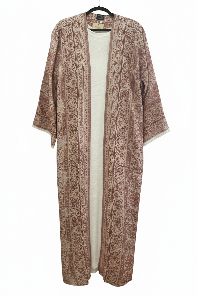 Pashmina Abaya With Stones