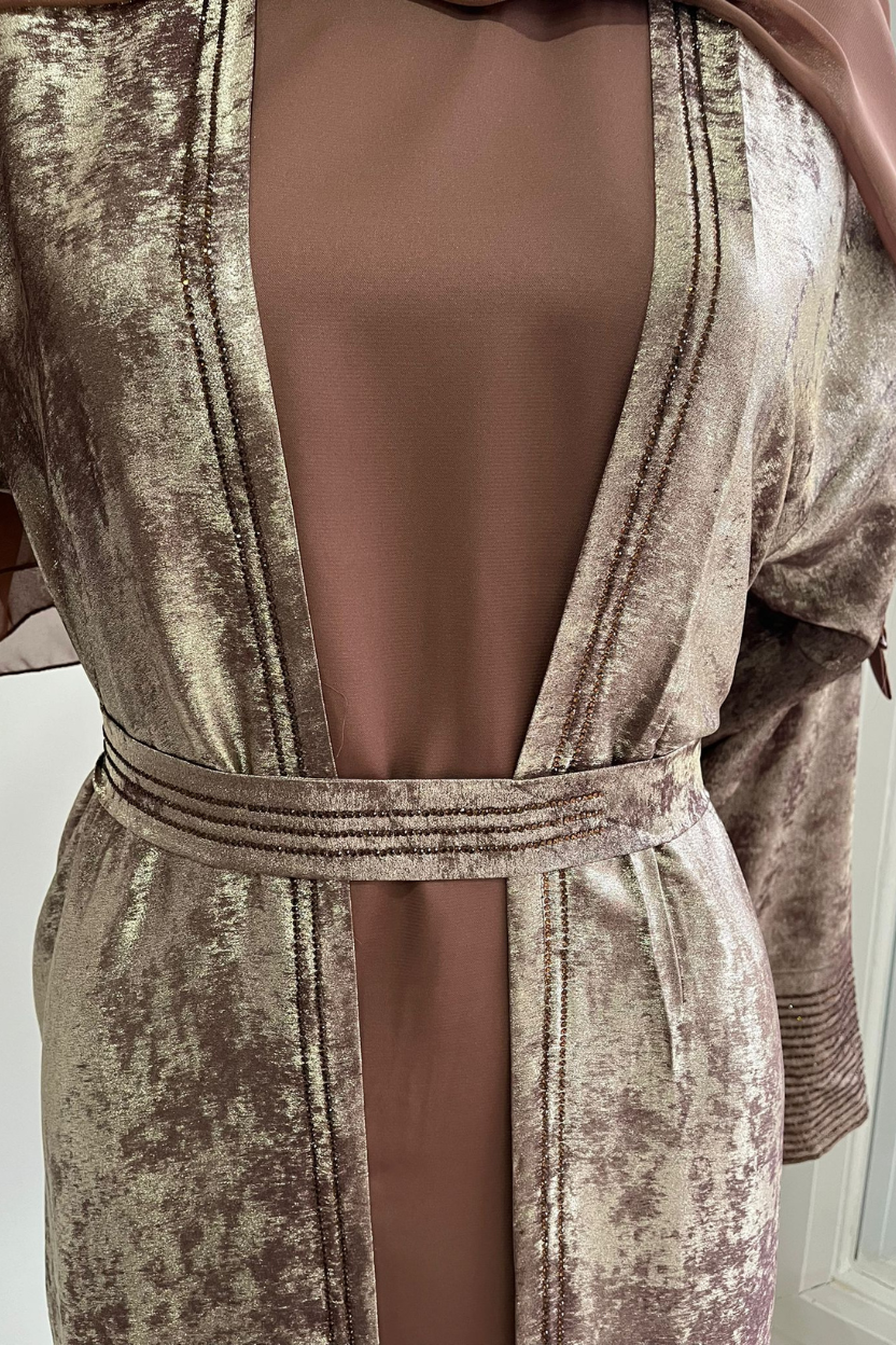 Zenab Foil Abaya