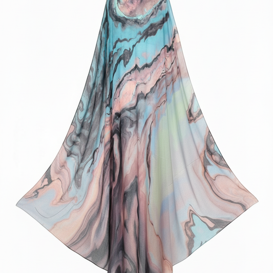 Pastel Marble Modal Hijab