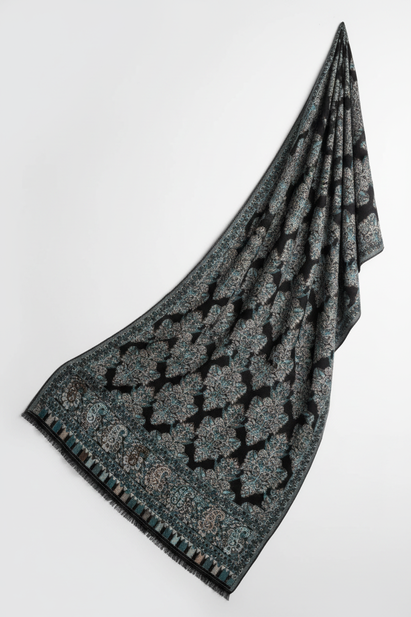 Damask Cashmere Shawl