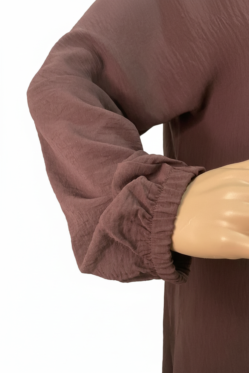 Brown Dania Collection sleeve - White background