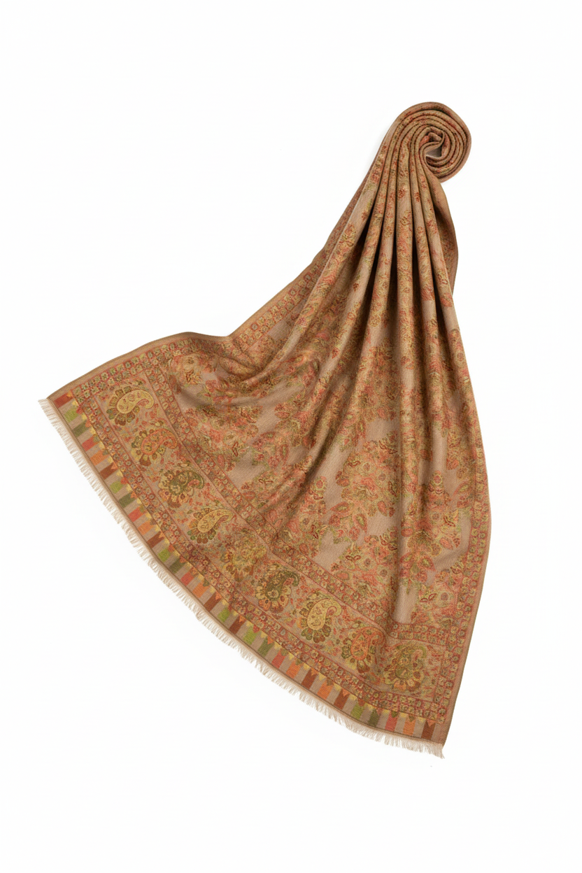Damask Cashmere Shawl