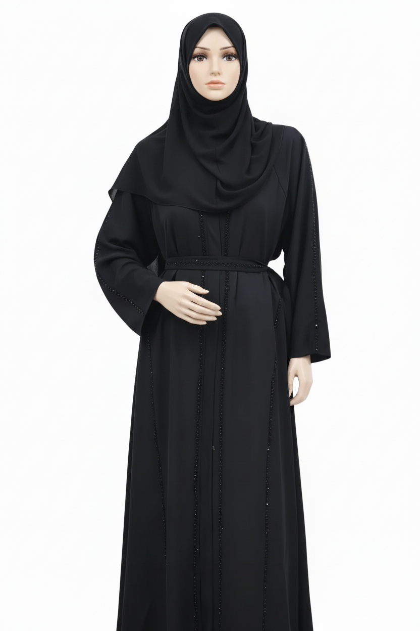 Elegant Noir Abaya