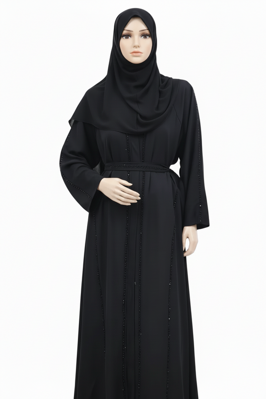Elegant Noir Abaya