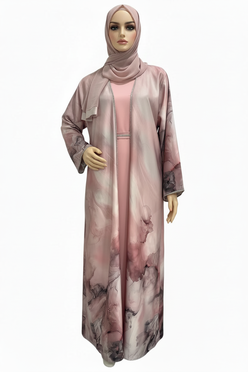 Fawzia Abaya - Full Length with Hands