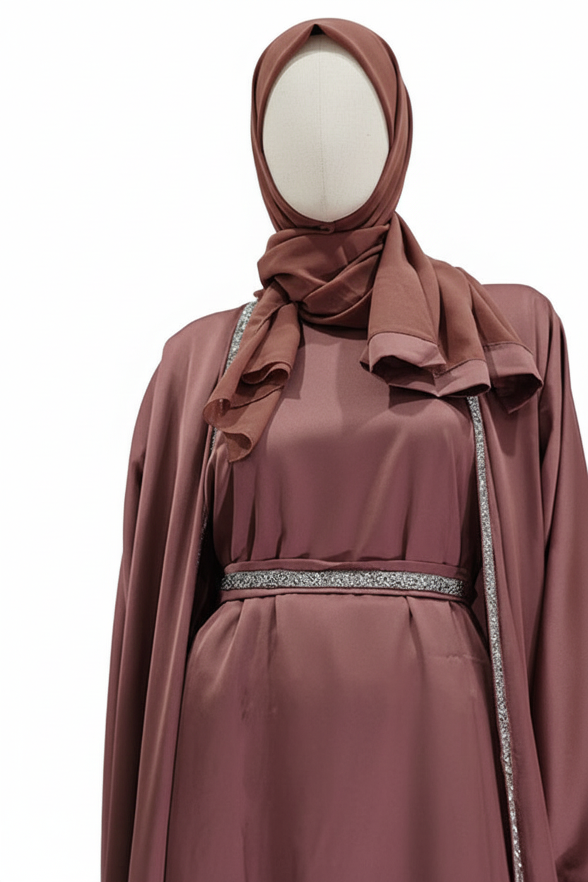 Lace Elegance Abaya 5