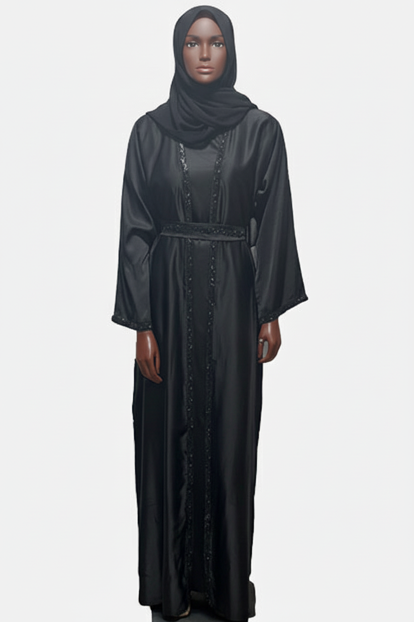 Lace Elegance Abaya