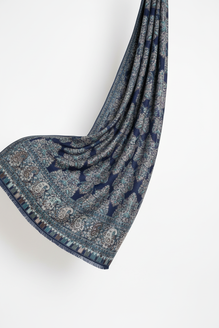Damask Cashmere Shawl
