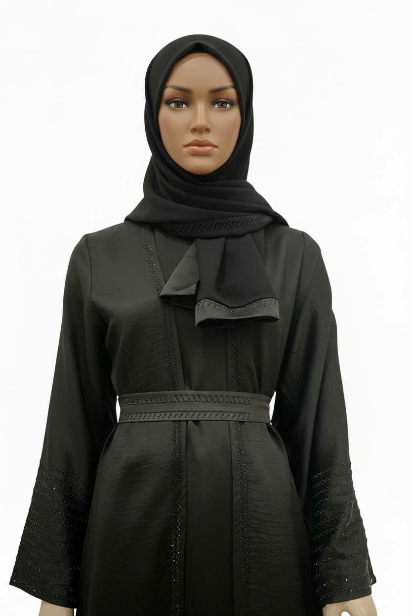 Noir Luxe Abaya