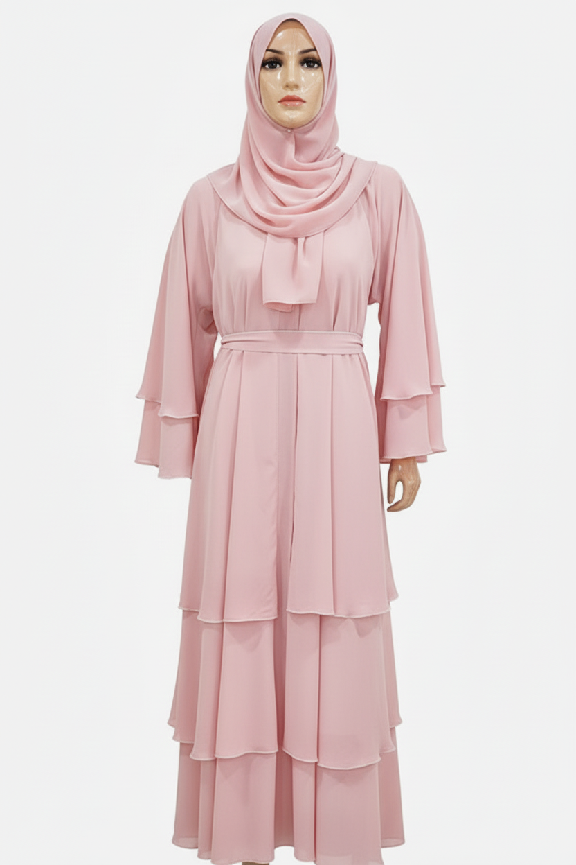 Ruffle Abaya