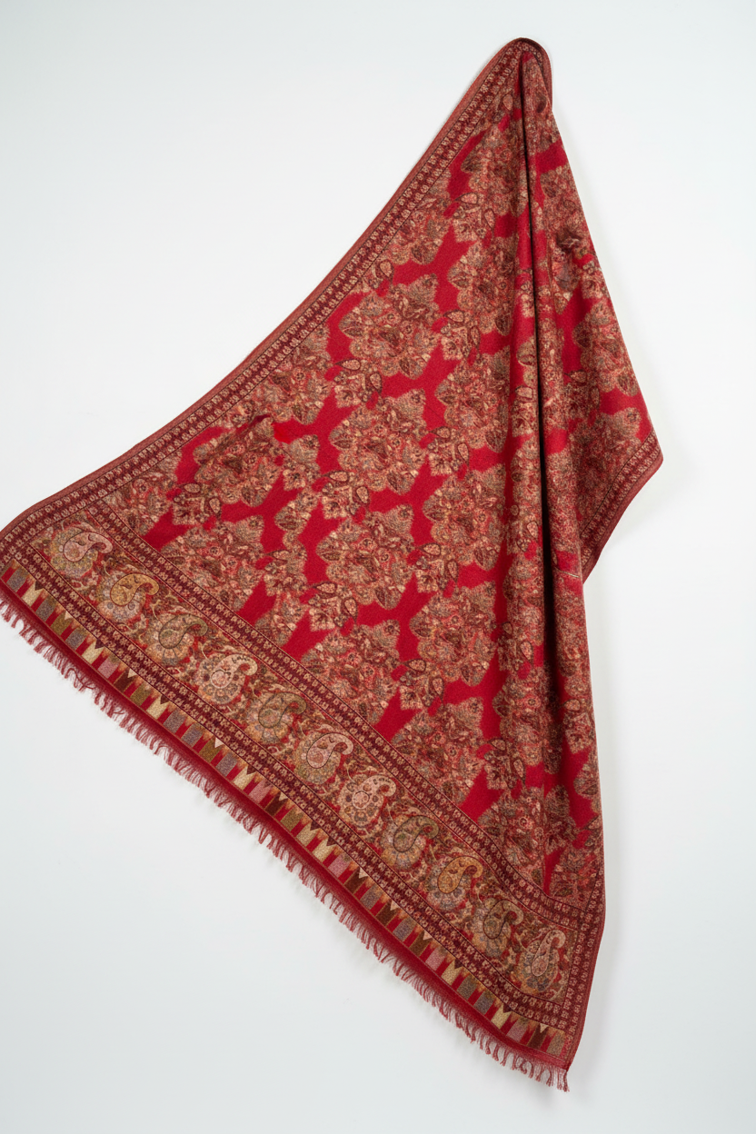 Damask Cashmere Shawl