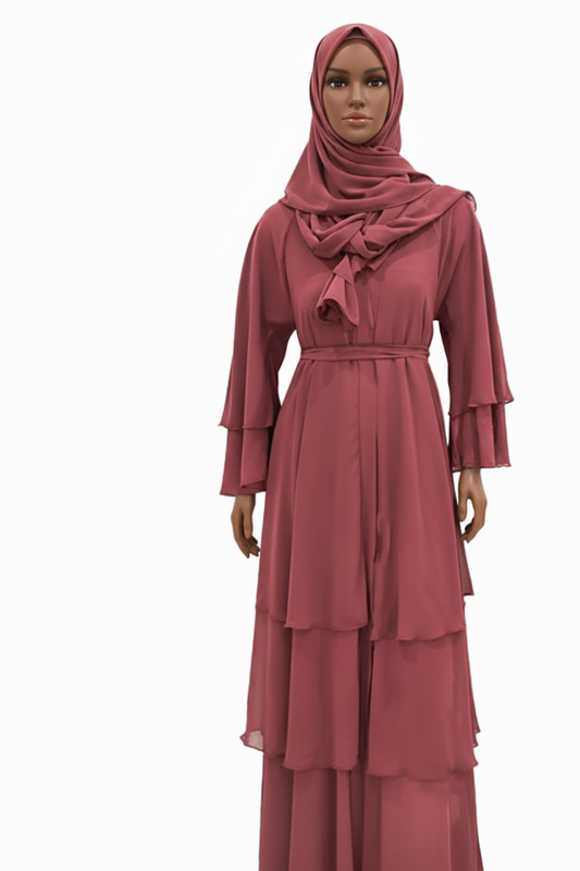 Ruffle Abaya