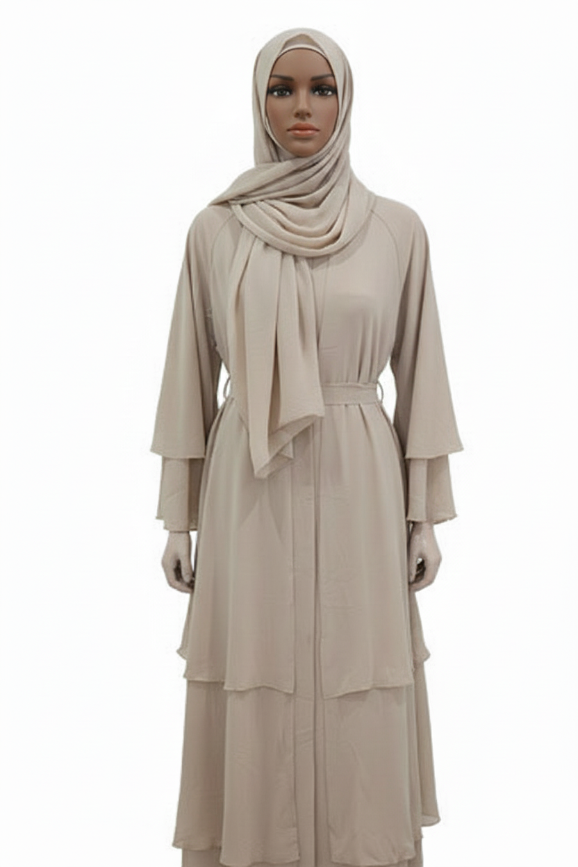 Ruffle Abaya