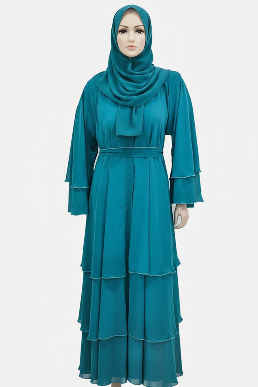 Ruffle Abaya