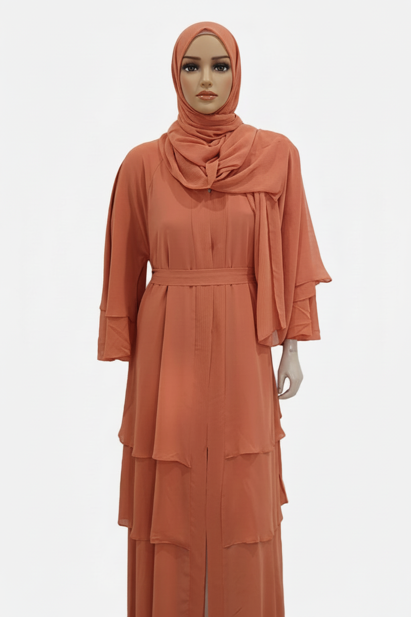 Ruffle Abaya