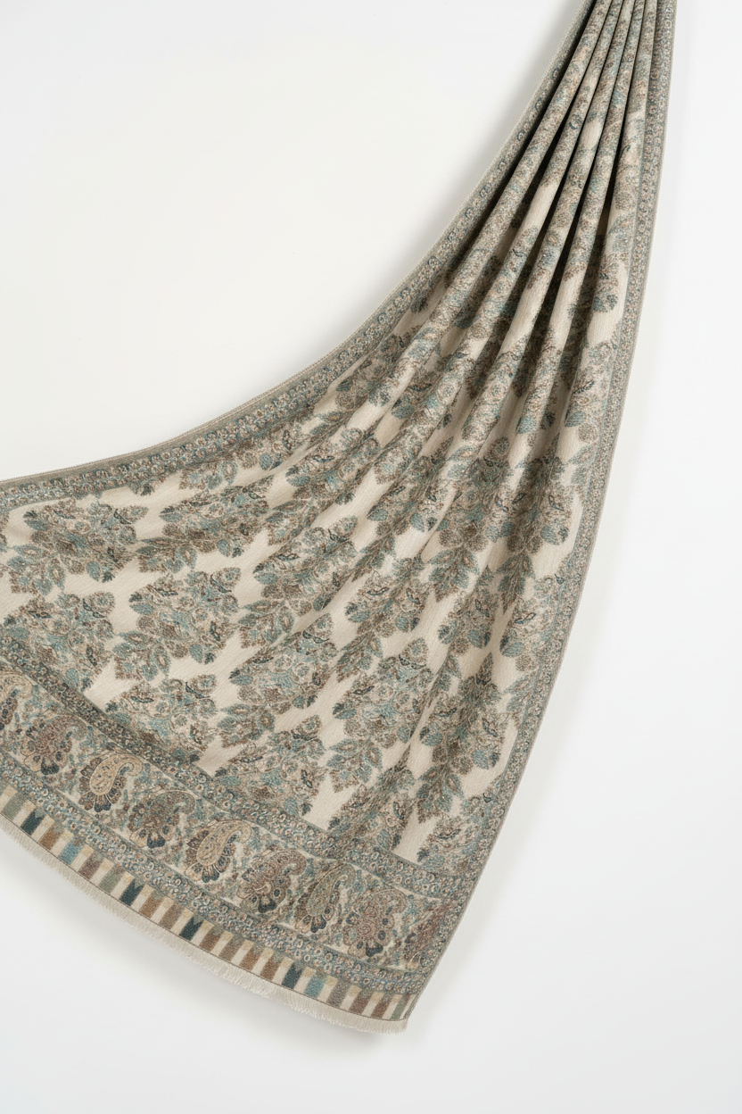 Damask Cashmere Shawl