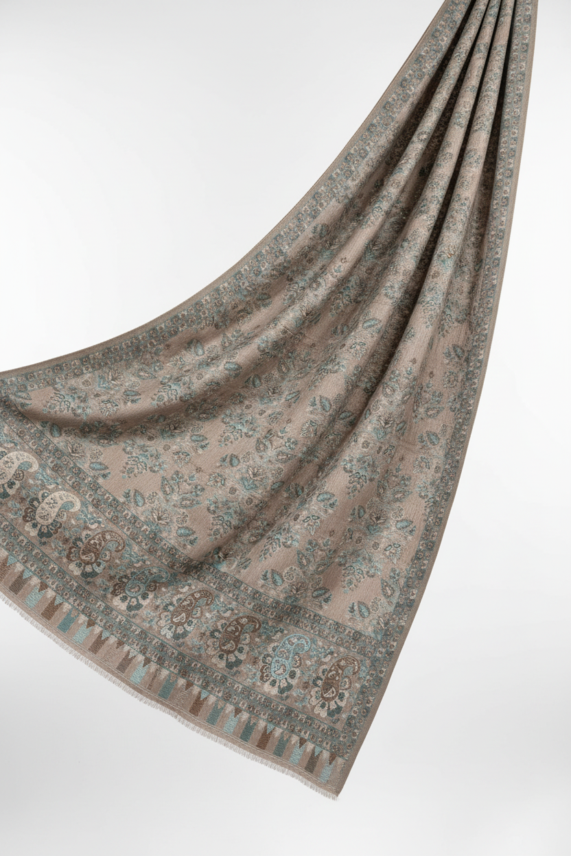Damask Cashmere Shawl