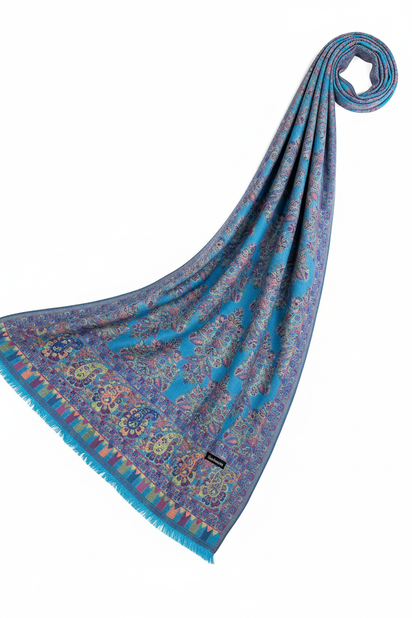 Damask Cashmere Shawl